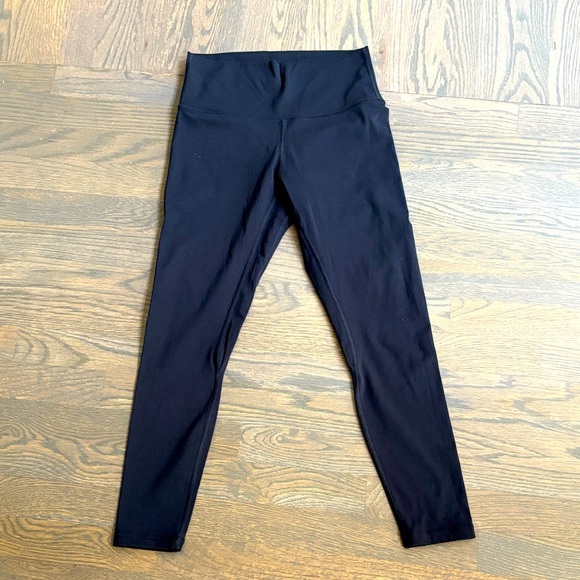 New SAVVI Leggings Compression Mid to high Waist Medium  Black - Picture 1 of 5